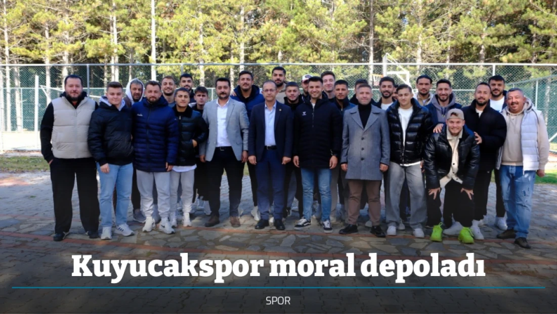 Kuyucakspor moral depoladı