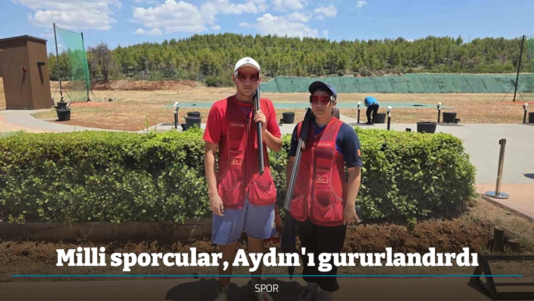 Milli sporcular, Aydın'ı gururlandırdı