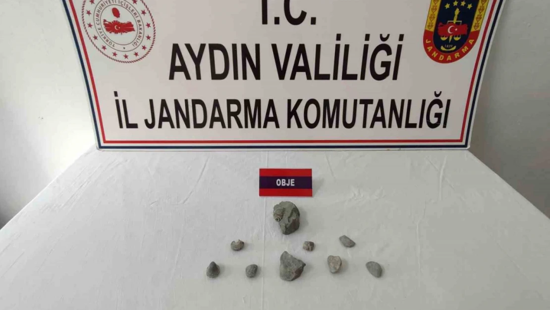 400 bin yıllık fosili satmaya çalışırken jandarmaya takıldı