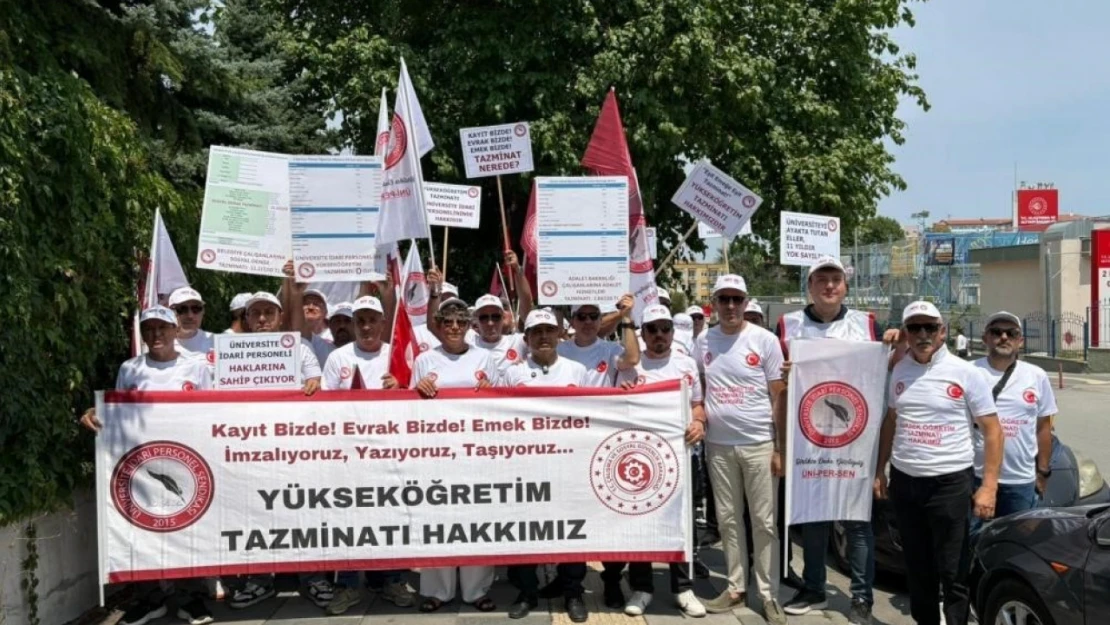 ADÜ'deki adaletsizliğin giderilmesi için Ankara'da eyleme katıldılar