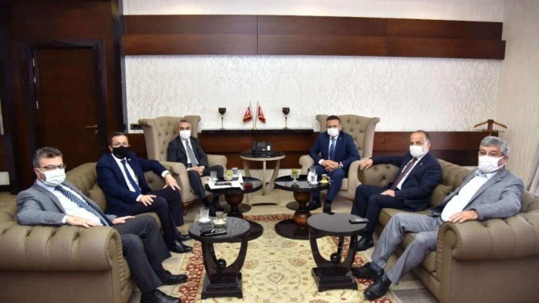 AK Parti heyetinden Vali Aksoy'a ziyaret