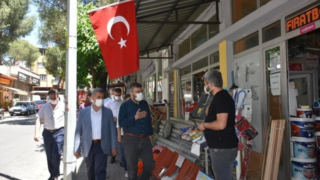 AK Parti Teşkilatı, Buharkent'te esnaf ve vatandaşlarla buluştu