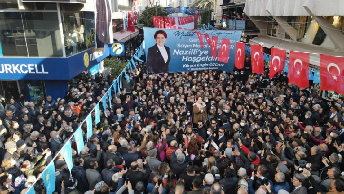 Akşener'e Nazilli'de sevgi seli