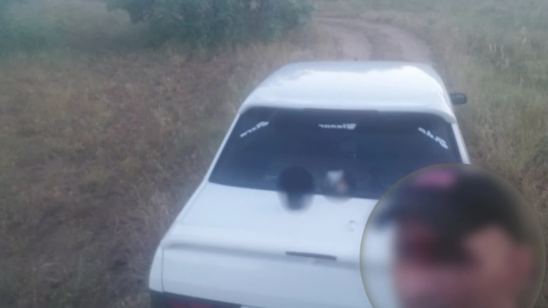 Aranan kişi polisten kaçamadı