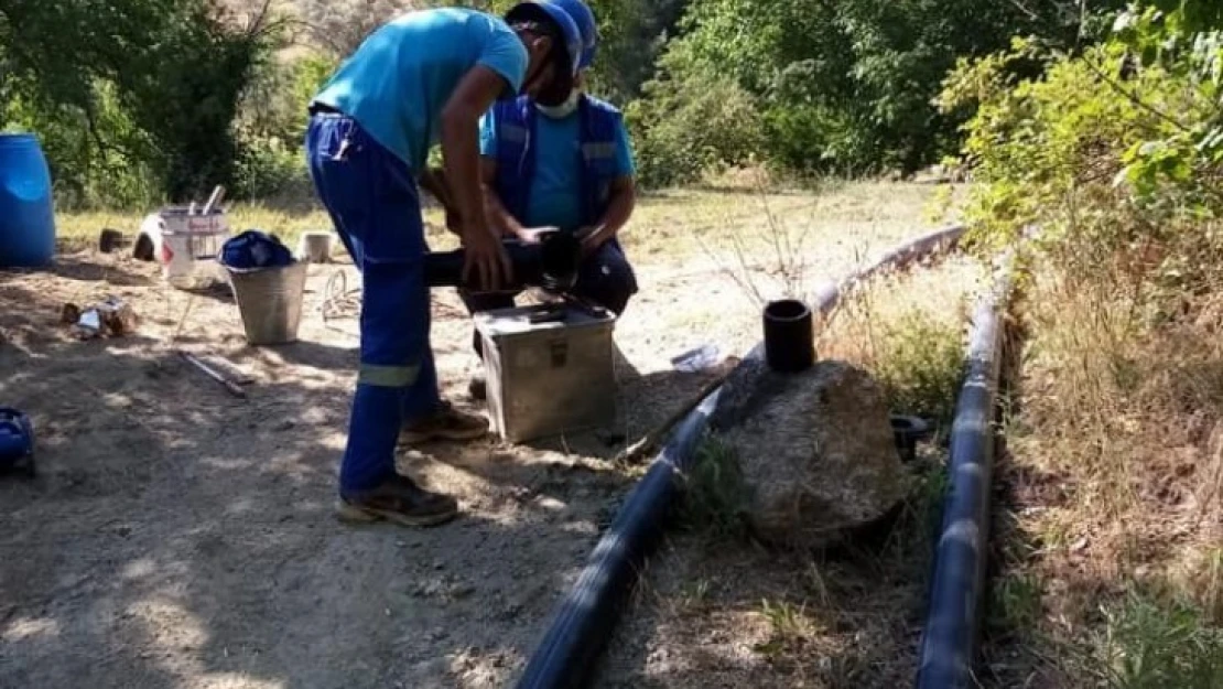 ASKİ'den Başçayır'a tarımsal sulama hattı