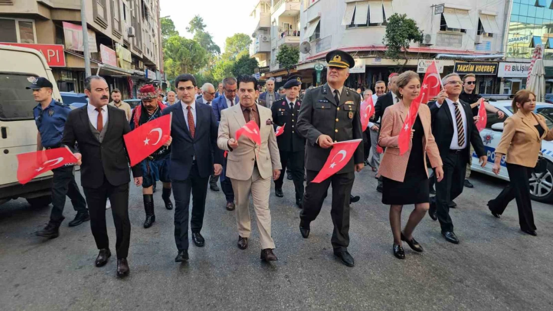 Atatürk'ün Nazilli'ye gelişinin 87. yıldönümü coşkuyla kutlandı