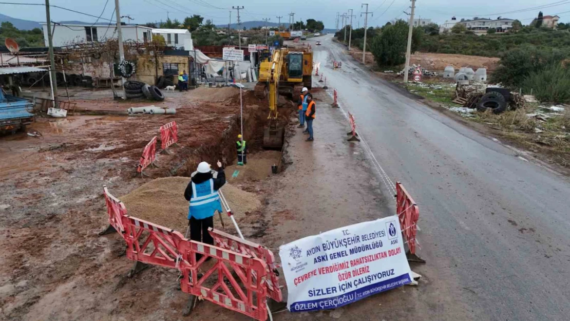 Aydın Büyükşehir Belediyesi Didim'de çalışmalarını hız kesmeden sürdürüyor