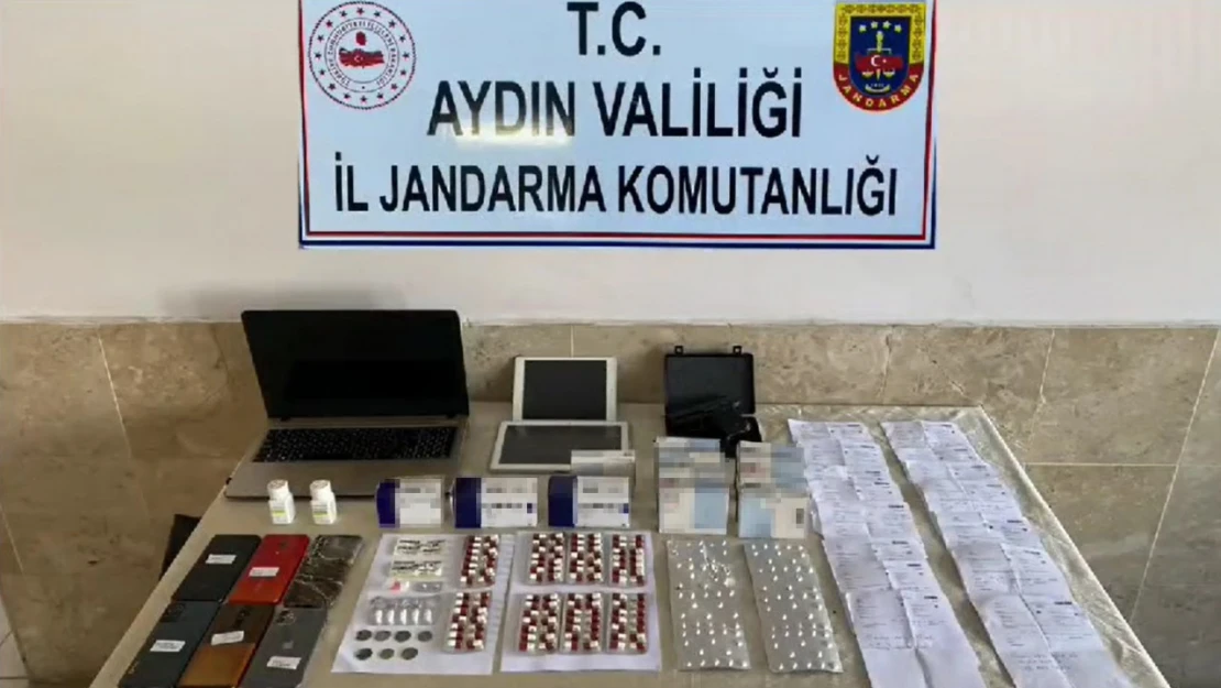 Aydın'da 'yeşil reçeteli ilaç' operasyonunda 10 şüpheli adliyeye sevk edildi