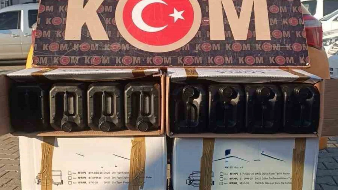 Aydın'da 130 litre etil alkol ele geçirildi