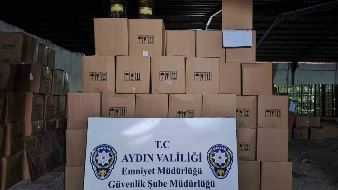 Aydın'da 2 bin 700 litre tağşiş yağ ele geçirildi