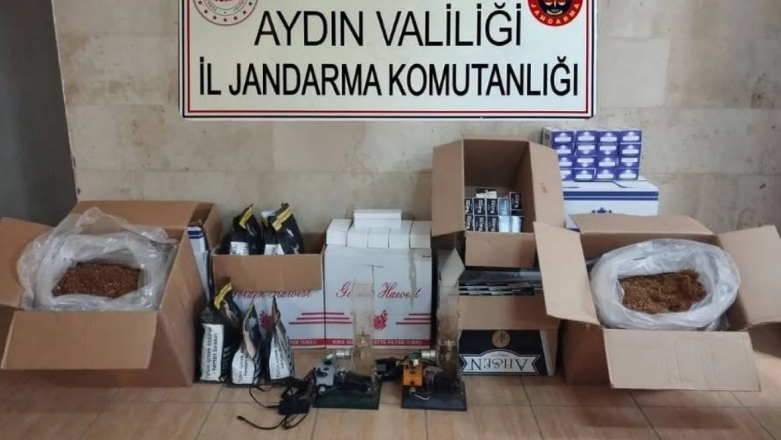 Aydın'da 64 bin 500 makaron ele geçirildi