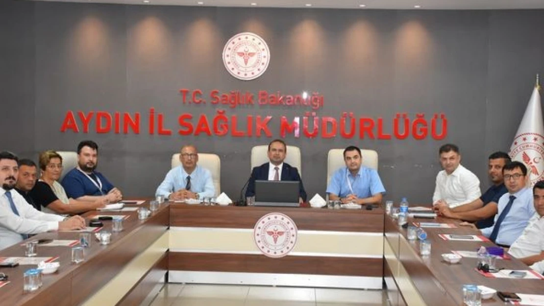 Aydın'da Acil Sağlık Hizmetleri Koordinasyon Komisyonu Toplantısı gerçekleştirildi