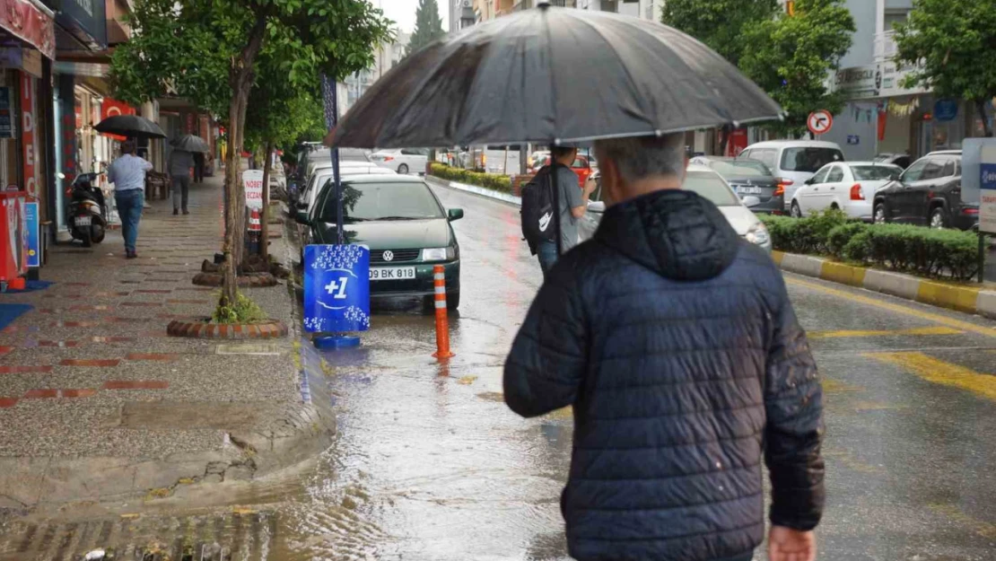 Aydın'da beklenen yağış geldi