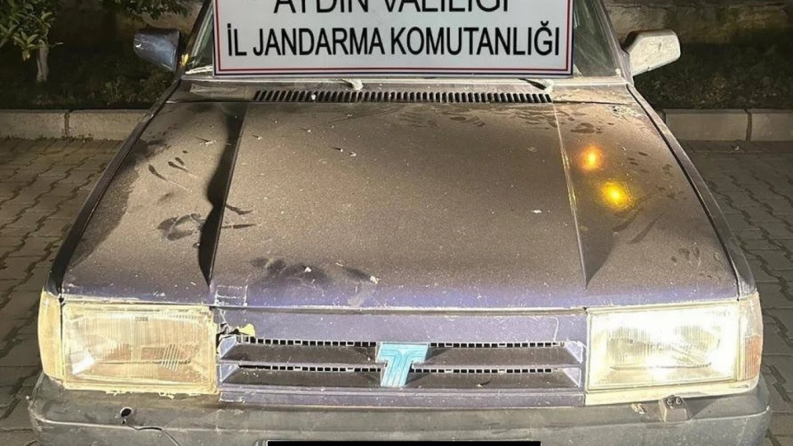Aydın'da çalınan otomobil İzmir'de bulundu