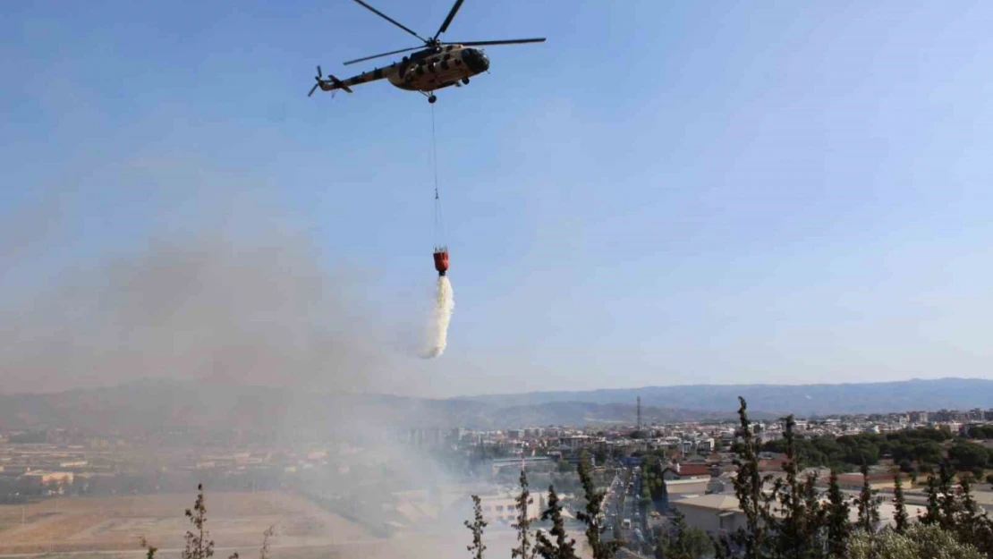 Aydın'da çıkan yangın ekipleri harekete geçirdi