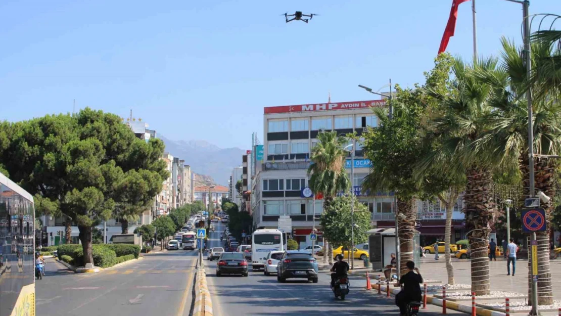 Aydın'da drone destekli asayiş ve trafik denetimi yapıldı