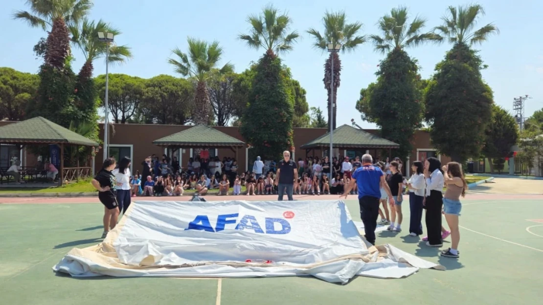 Aydın'da gençlere afet eğitimi verildi