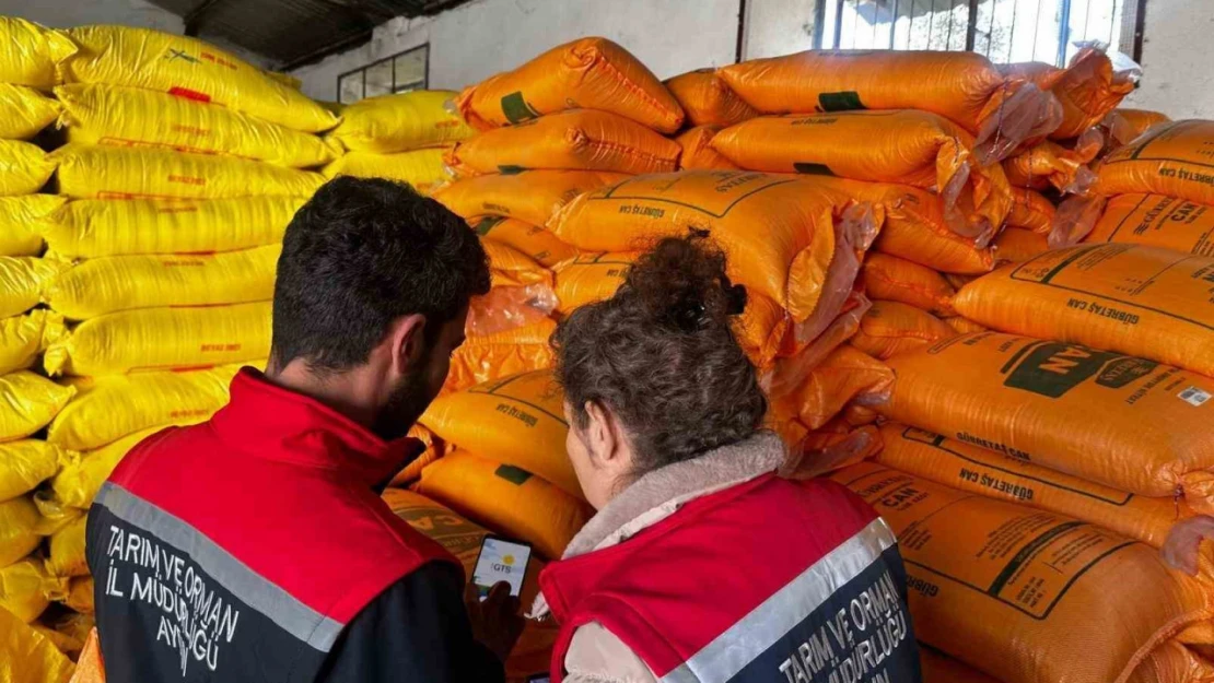 Aydın'da gübre satışı yapılan yerler denetlendi