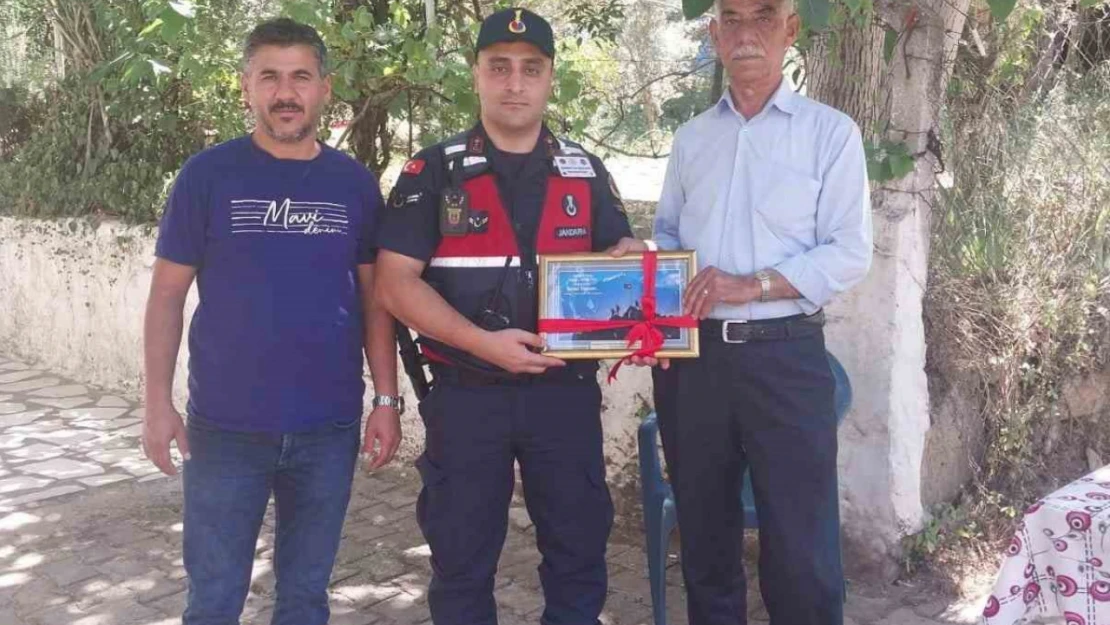 Aydın'da jandarmadan anlamlı davranış