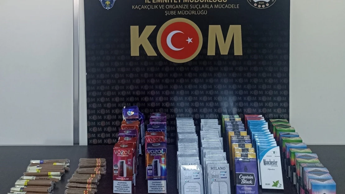 Aydın'da kaçak sigara operasyonu