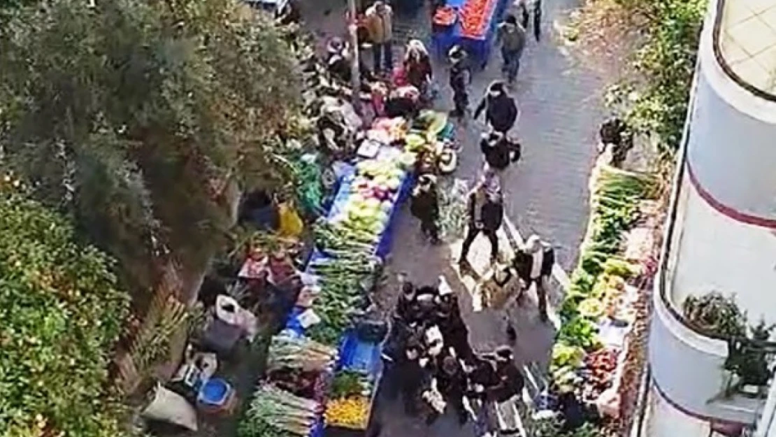 Aydın'da pazar yerinde yumruklu kavga