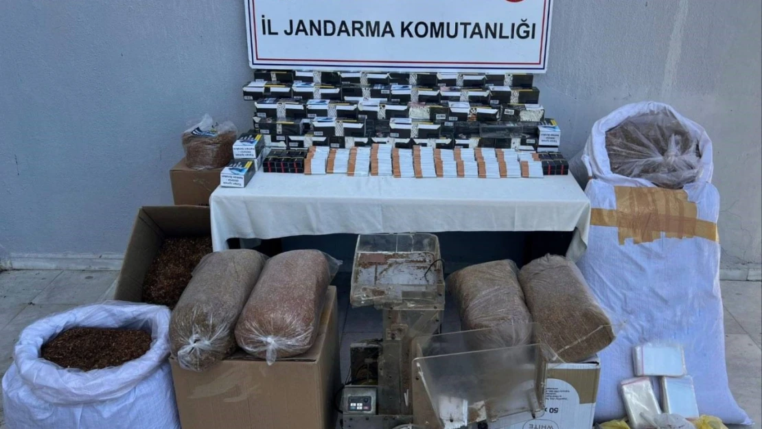 Aydın'da sahte tütün baskını: 1 gözaltı