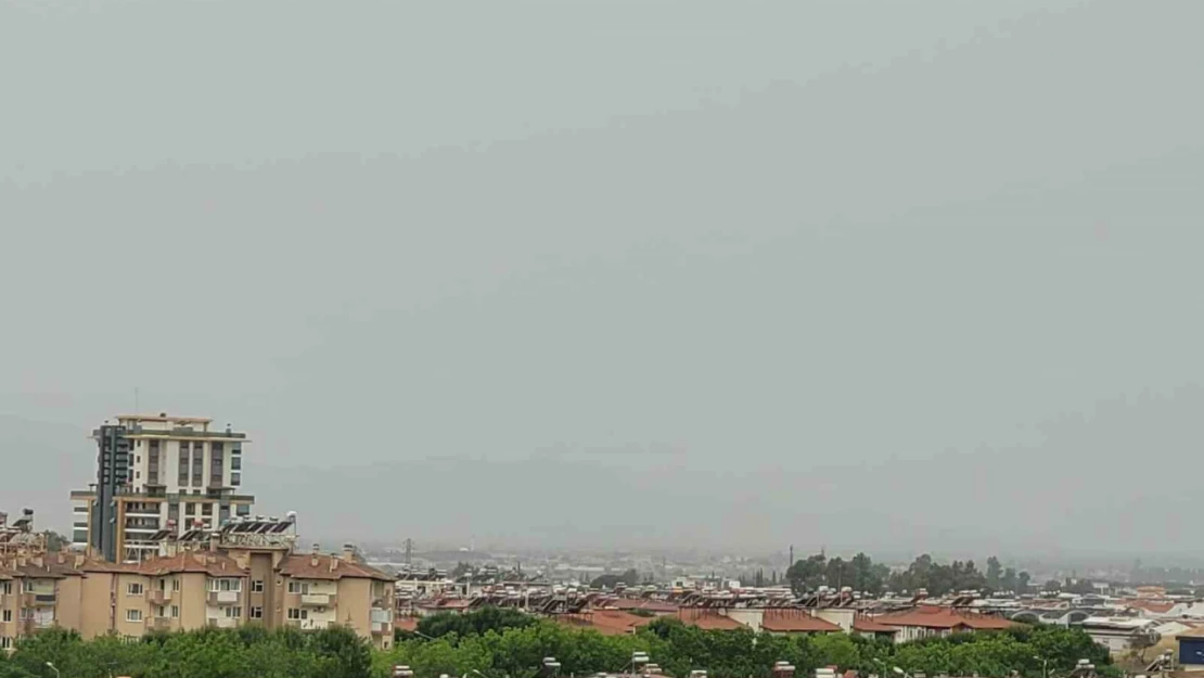 Aydın'da tozlu hava etkili oldu