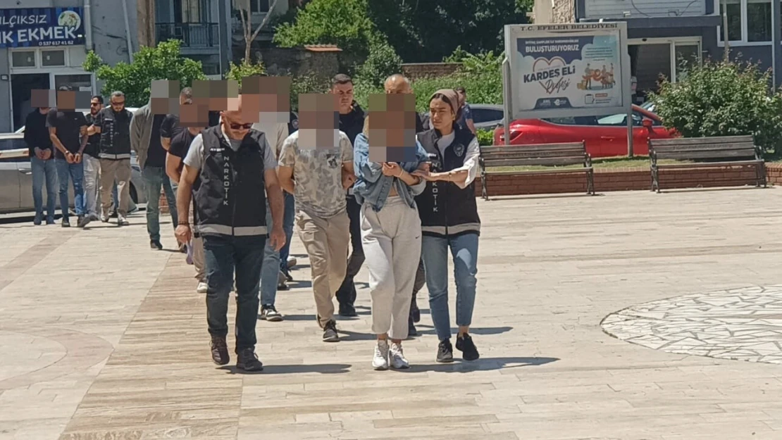 Aydın'da uyuşturucu operasyonu: 9 şüpheli yakalandı