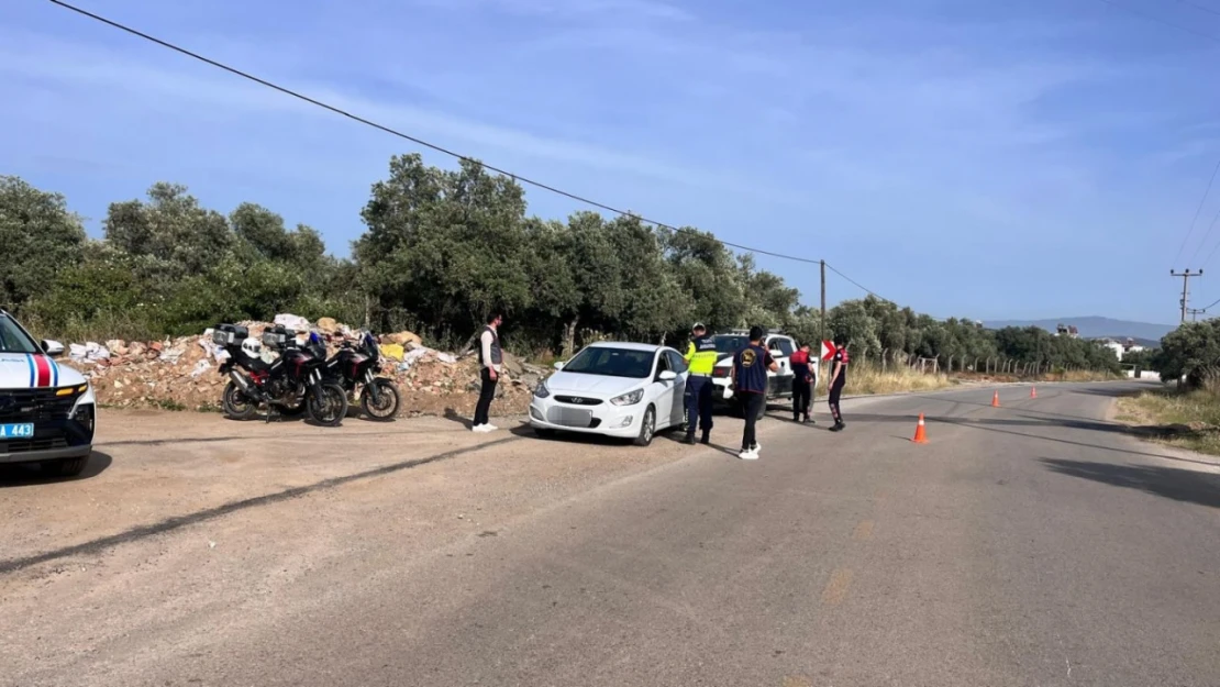 Aydın'daki trafik uygulamasında 38 sürücüye işlem yapıldı