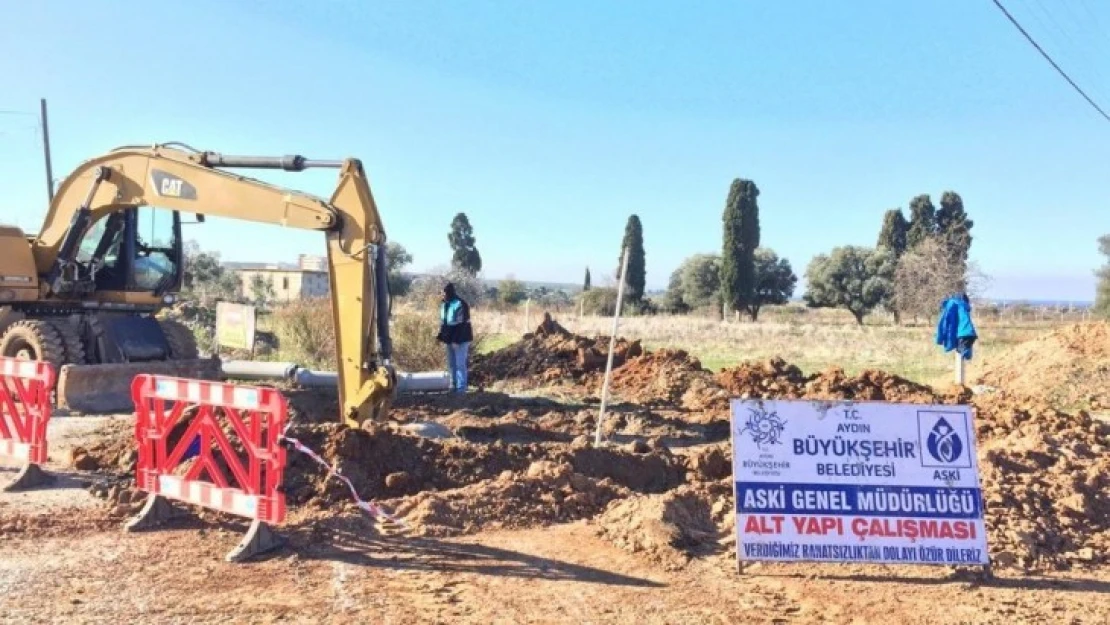 Aydın'ın altyapısı ASKİ'nin çalışmalarıyla güçleniyor