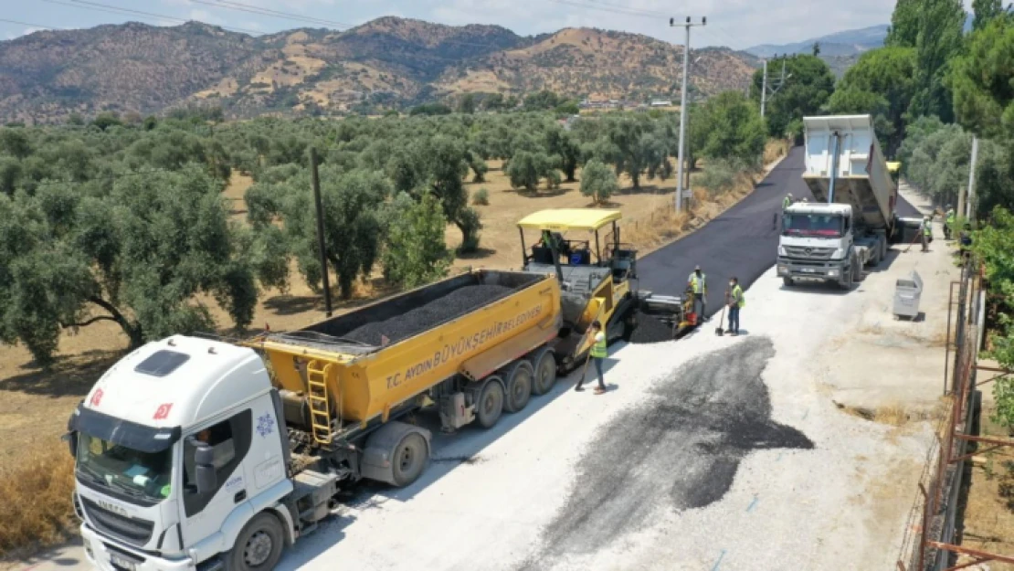 Aydın'ın yollarına, Büyükşehir Belediyesi'nden altın dokunuşlar