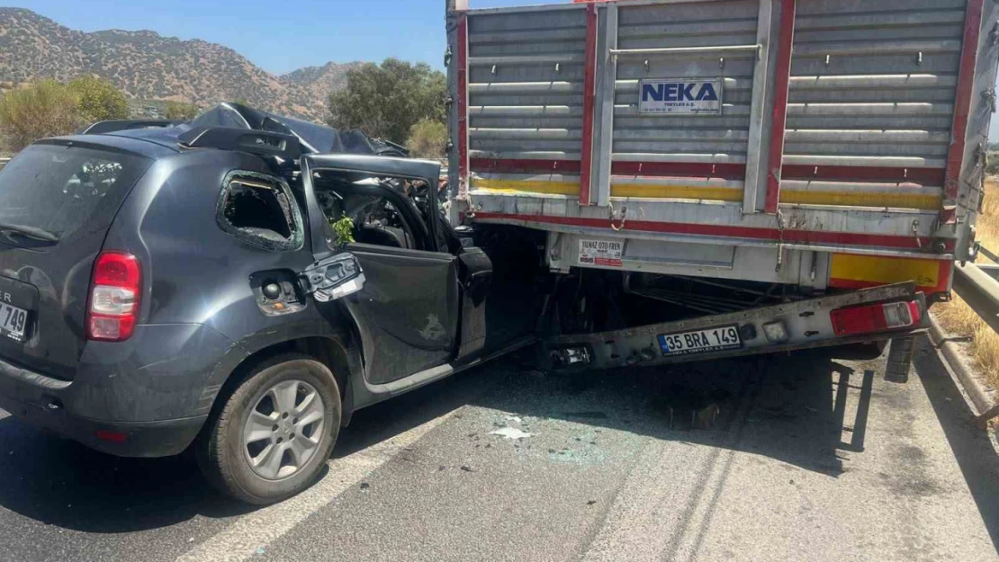Aydın-İzmir otoyolunda kaza: 1 yaralı