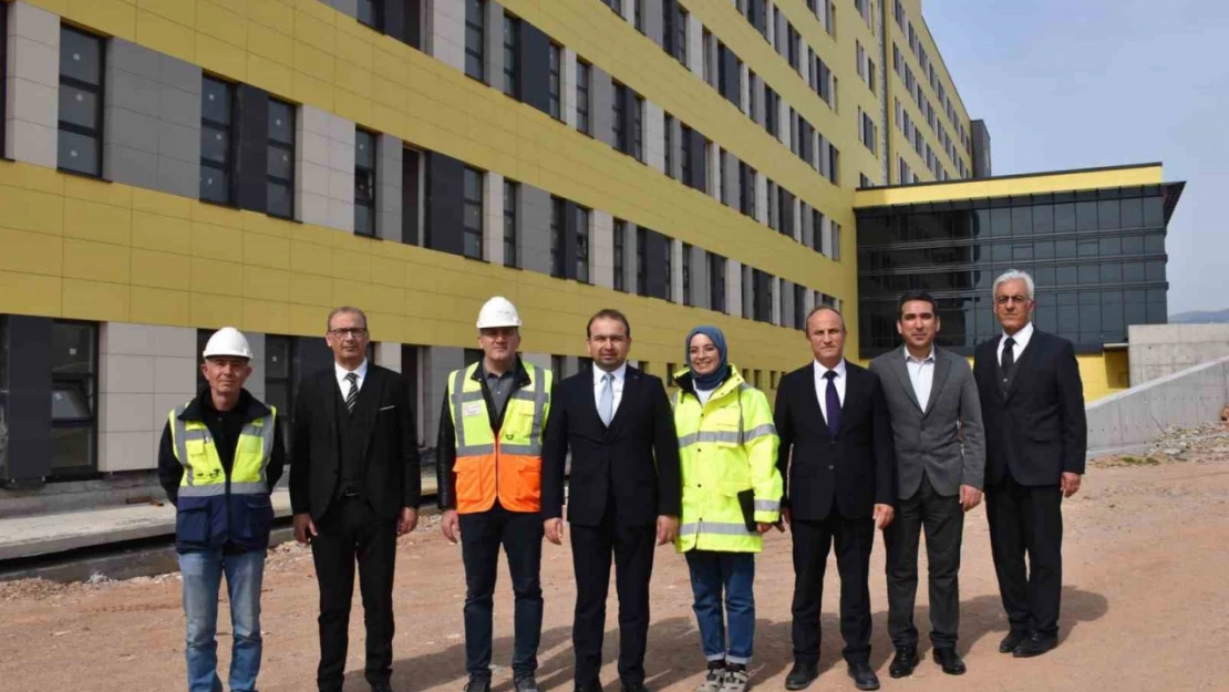 Aydın Şehir Hastanesi'nde inşaat çalışmaları sürüyor