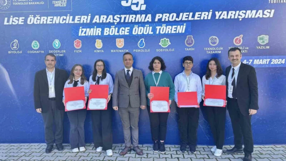 Aydın Sosyal Bilimler Lisesi, 2 projede bölge 3.'sü oldu