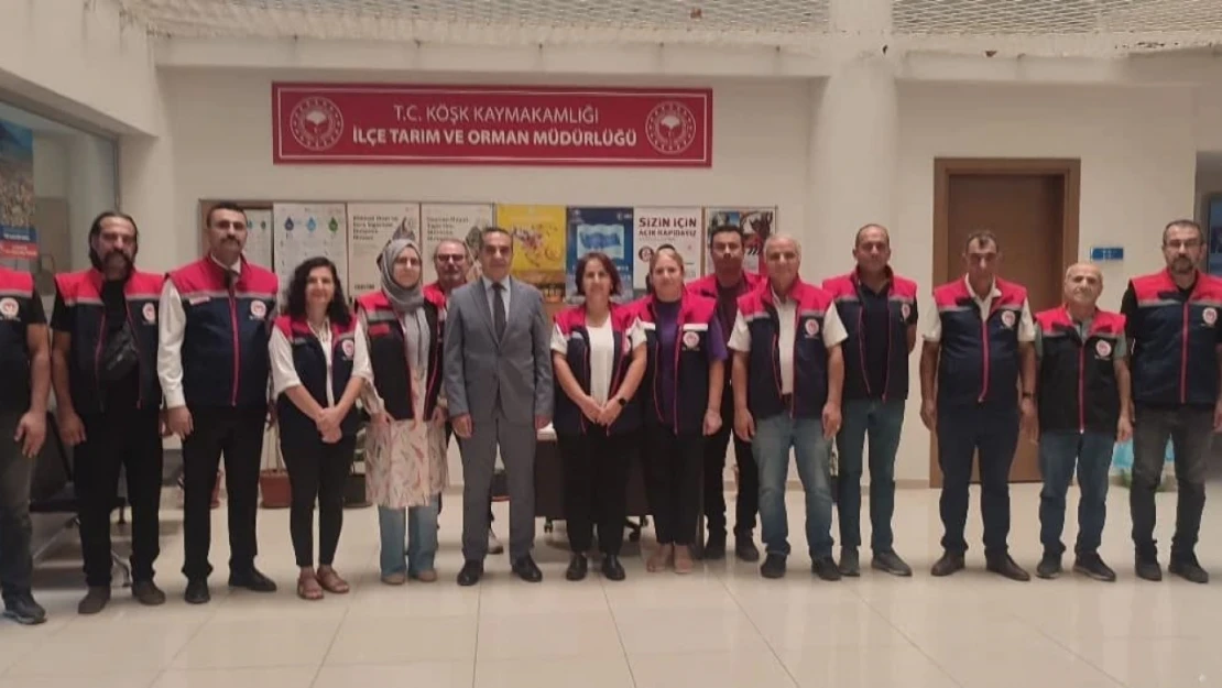 Aydın Tarım ve Orman İl Müdürü Temiz, Köşk'te personelle buluştu