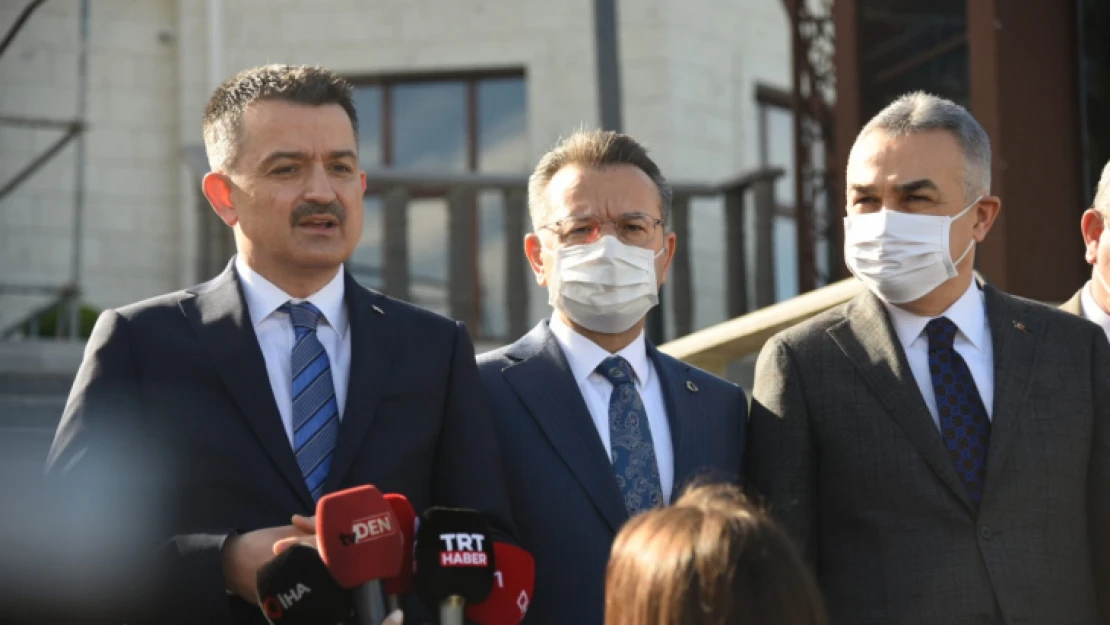 Bakan Pekdemirli, yüreklere su serpti
