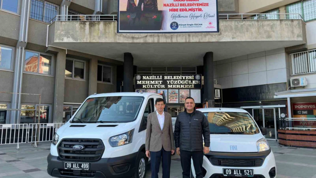 Bakanlıktan Nazilli Belediyesi'ne araç hibesi