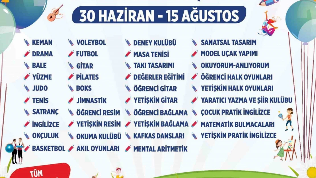 Başkan Çerçioğlu ile Aydınlı çocuklar yaz tatilinde eğlenirken öğrenecek