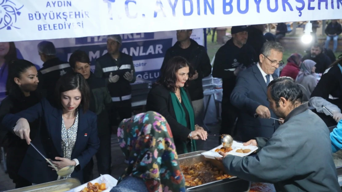 Başkan Çerçioğlu Nazilli'de iftarda vatandaşlarla buluştu