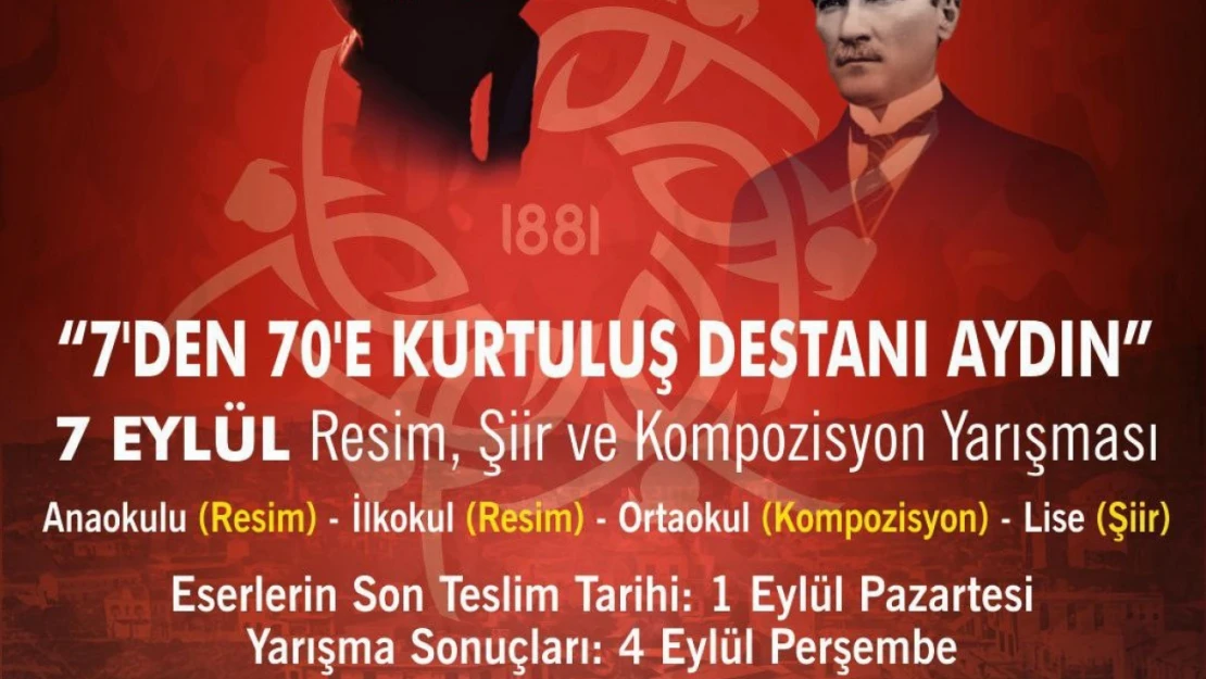 Başkan Çerçioğlu'ndan 7 Eylül temalı ödüllü yarışma