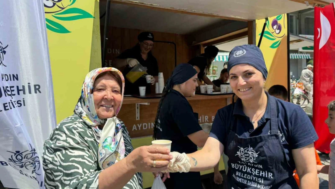 Başkan Çerçioğlu'ndan pazarcı esnafına sıcak günlerde serin destek