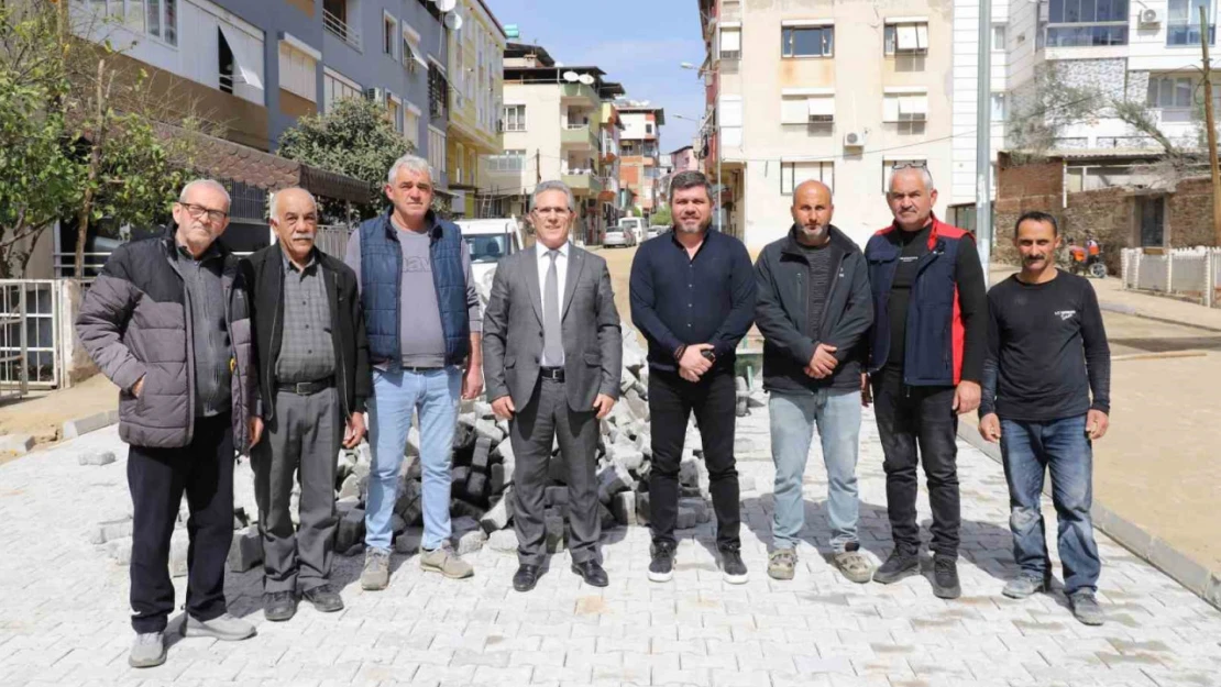 Başkan Tetik, yol yenileme çalışmalarını yerinde inceledi