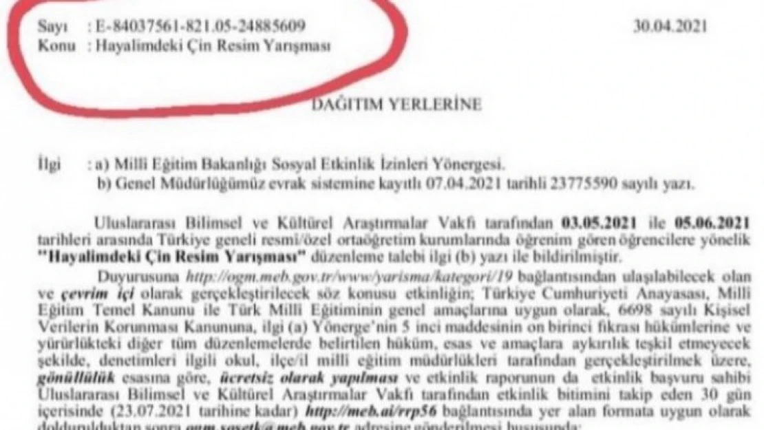 BBP Nazilli'den yarışma tepkisi