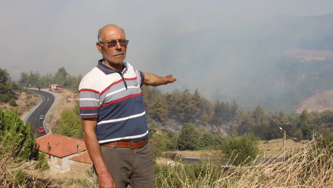 Bozdoğan alevlere teslim: 'Canımızı, malımızı zor kurtardık'