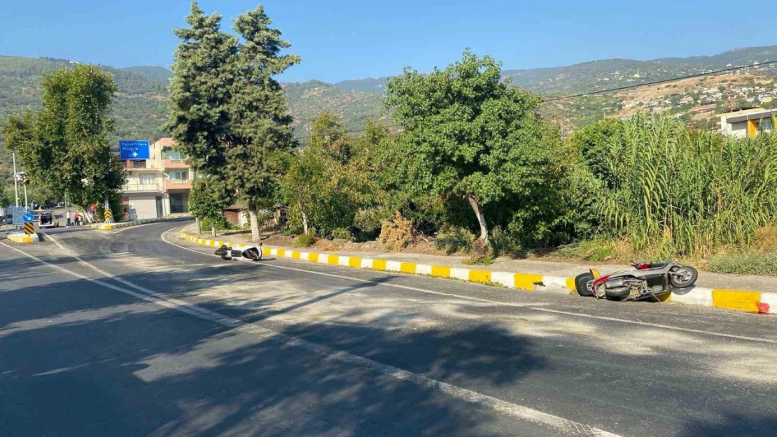 Bozdoğan'da 10 dakika arayla iki motosiklet kazası
