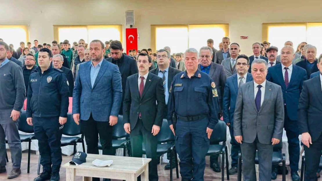 Bozdoğan'da 12 Mart İstiklal Marşı'nın Kabulü törenle kutlandı