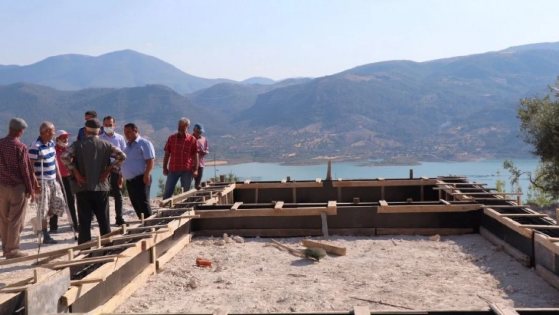 Bozdoğan'da Akyaka Sosyal Tesis alanına ek bina yapımına başlandı