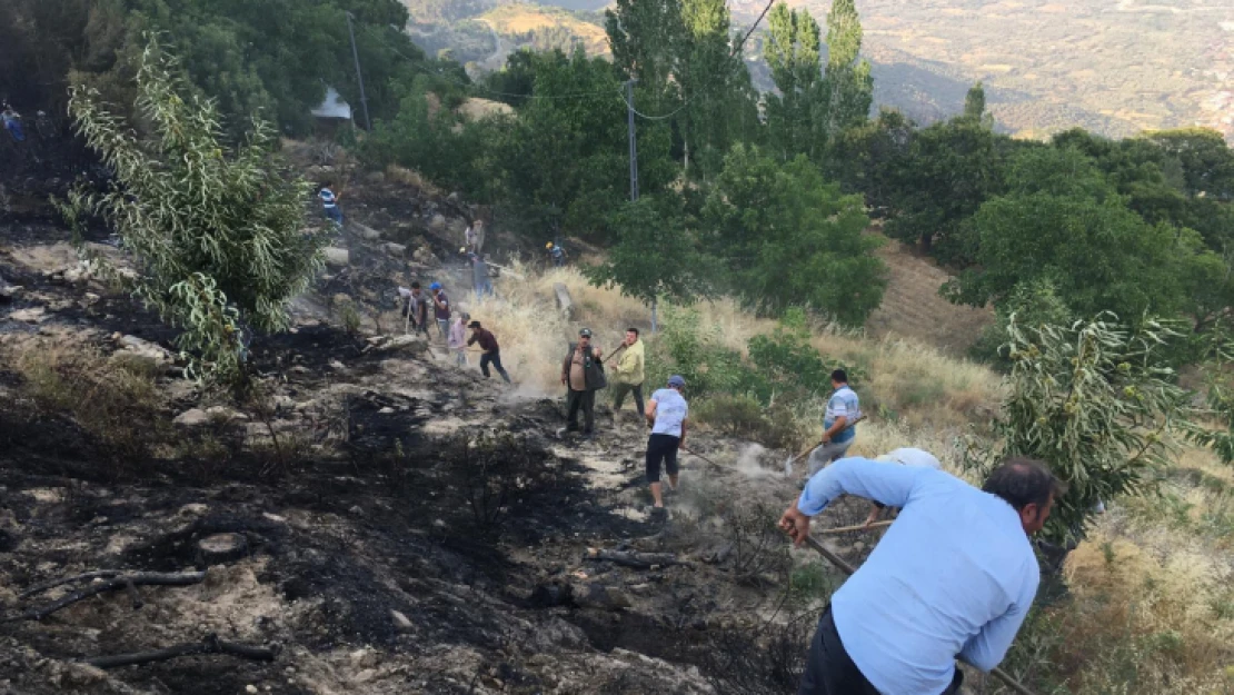 Bozdoğan'da korkutan yangın