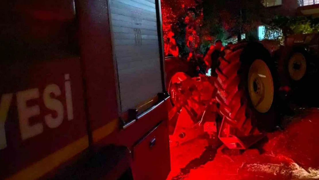 Bozdoğan'da traktör devrildi: 1 ölü