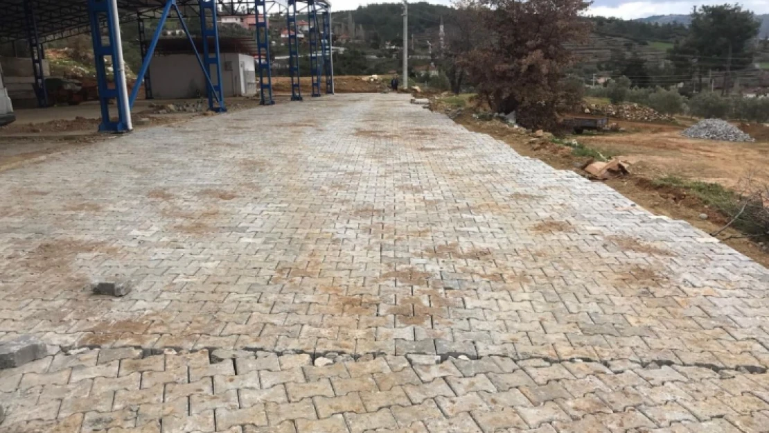 Bozdoğan'da yol çalışmaları devam ediyor